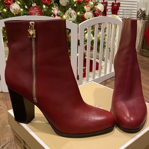 Michael KORS Frenchie Bootie Leather Brandy